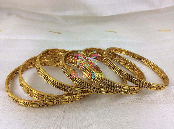 Gold plated Bangles