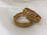 Antique Gold plated Bangles