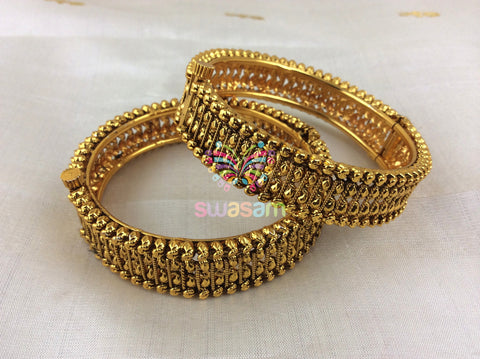 Antique Gold plated Bangles