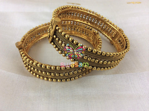 Antique Gold plated Bangles