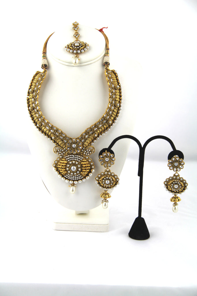 Pearl Gold Plated Set (4 Peices)