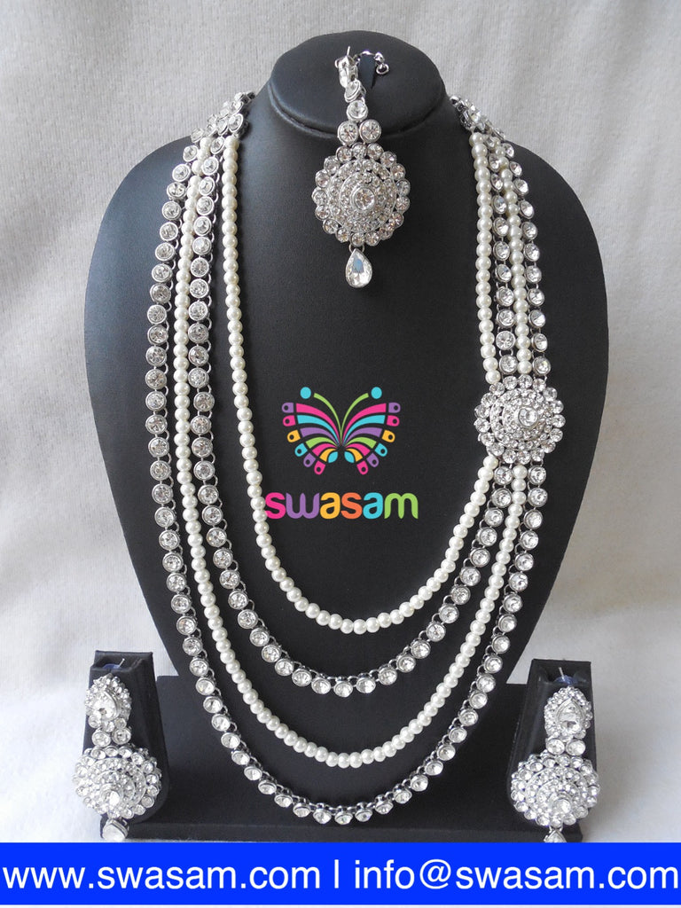 Necklace Rodium White