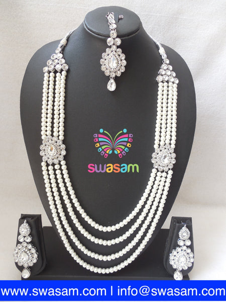 Necklace Rodium White