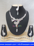 Rodium White Necklace