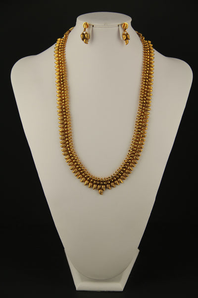 Long Necklace Antique Gold