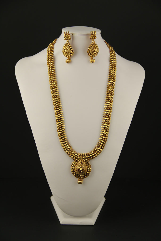 Long Necklace Antique Gold