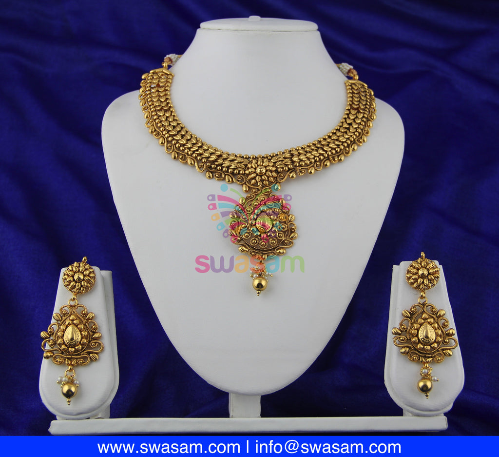 Antique Gold Necklace Set