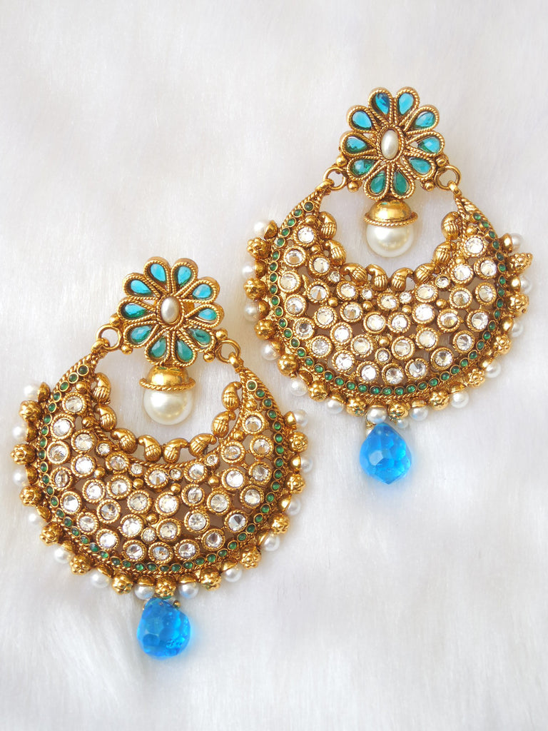 Polki Earings Firoza