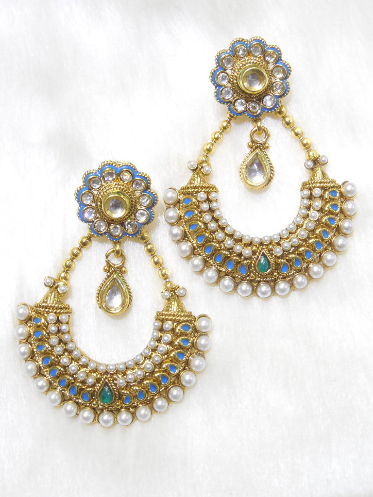 Polki Earings Firoza