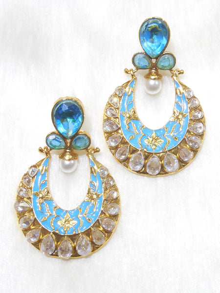 Polki Earings Firoza