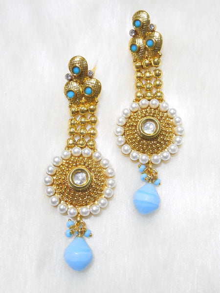 Polki Earings Firoza