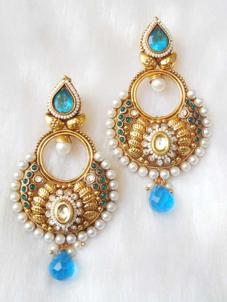 Polki Earings Firoza