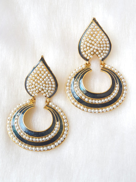 Designer Earings Royal Blue