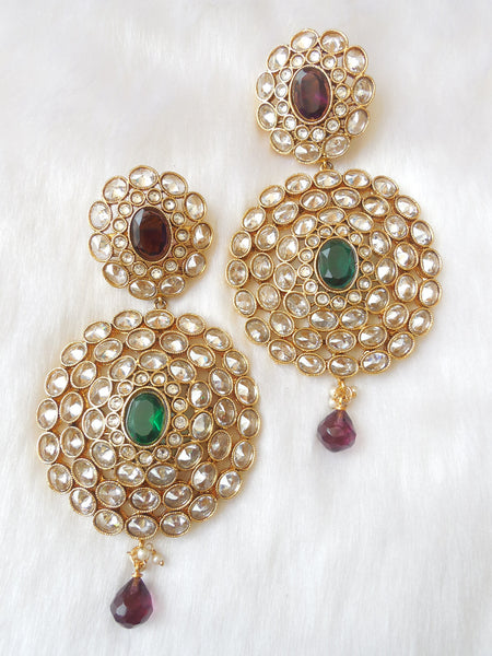 Polki Earings