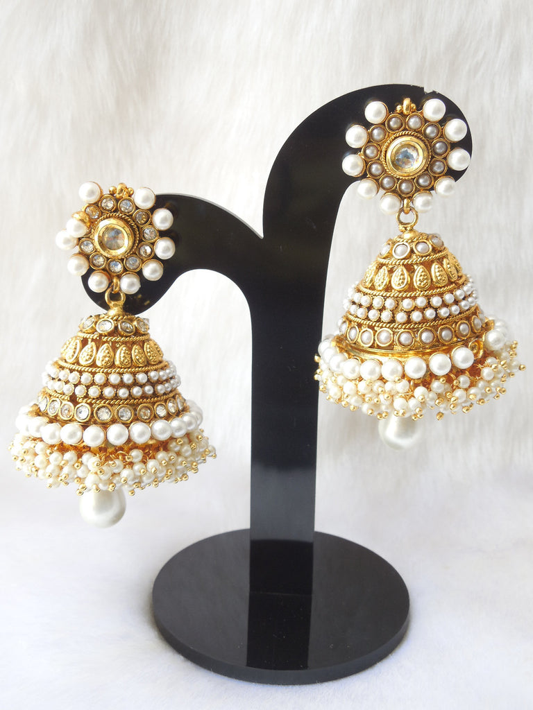 Jhumka Pearl Large