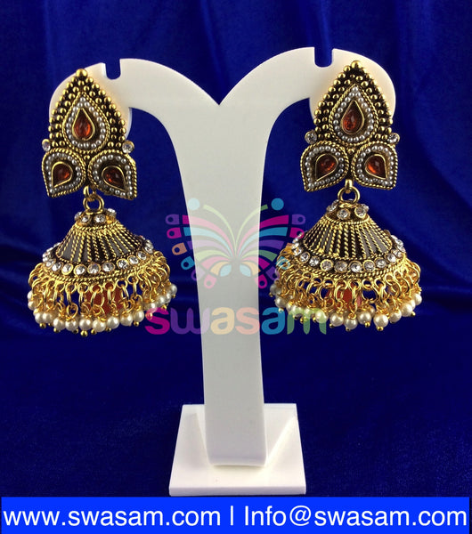 Jhumka Medium Orange