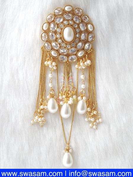 Hair Piece Pearl (Choti)